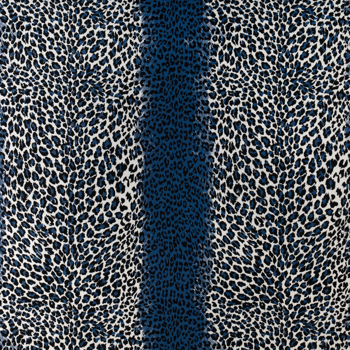 Leopard Ii Fabric by Brunschwig & Fils in Blue