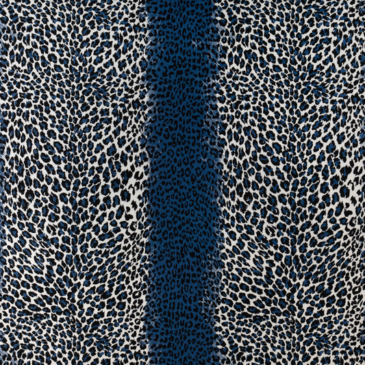 Leopard Ii Fabric by Brunschwig & Fils in Blue