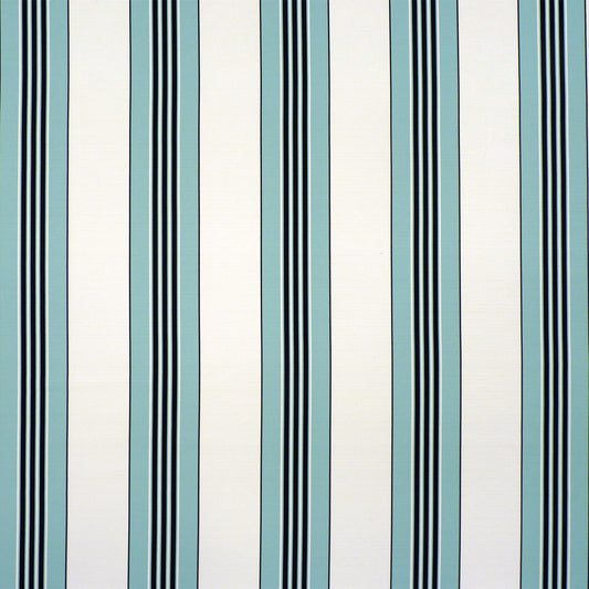 Rayure Ii Fabric by Brunschwig & Fils in Aqua