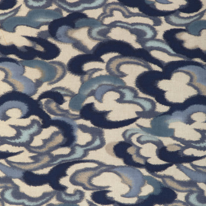 Stratus Print Fabric by Brunschwig & Fils in Sky/Lapis