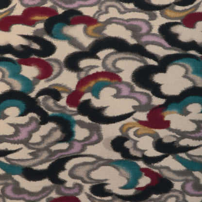 Stratus Print Fabric by Brunschwig & Fils in Teal/Multi