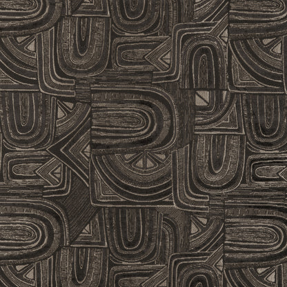 Timbre Velvet Fabric by Brunschwig & Fils in Ebony