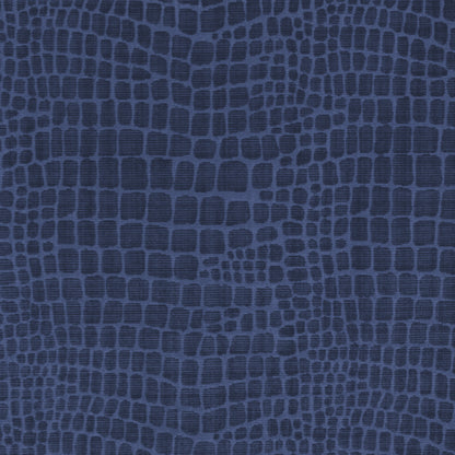 Croc Velvet Fabric by Brunschwig & Fils in Sapphire