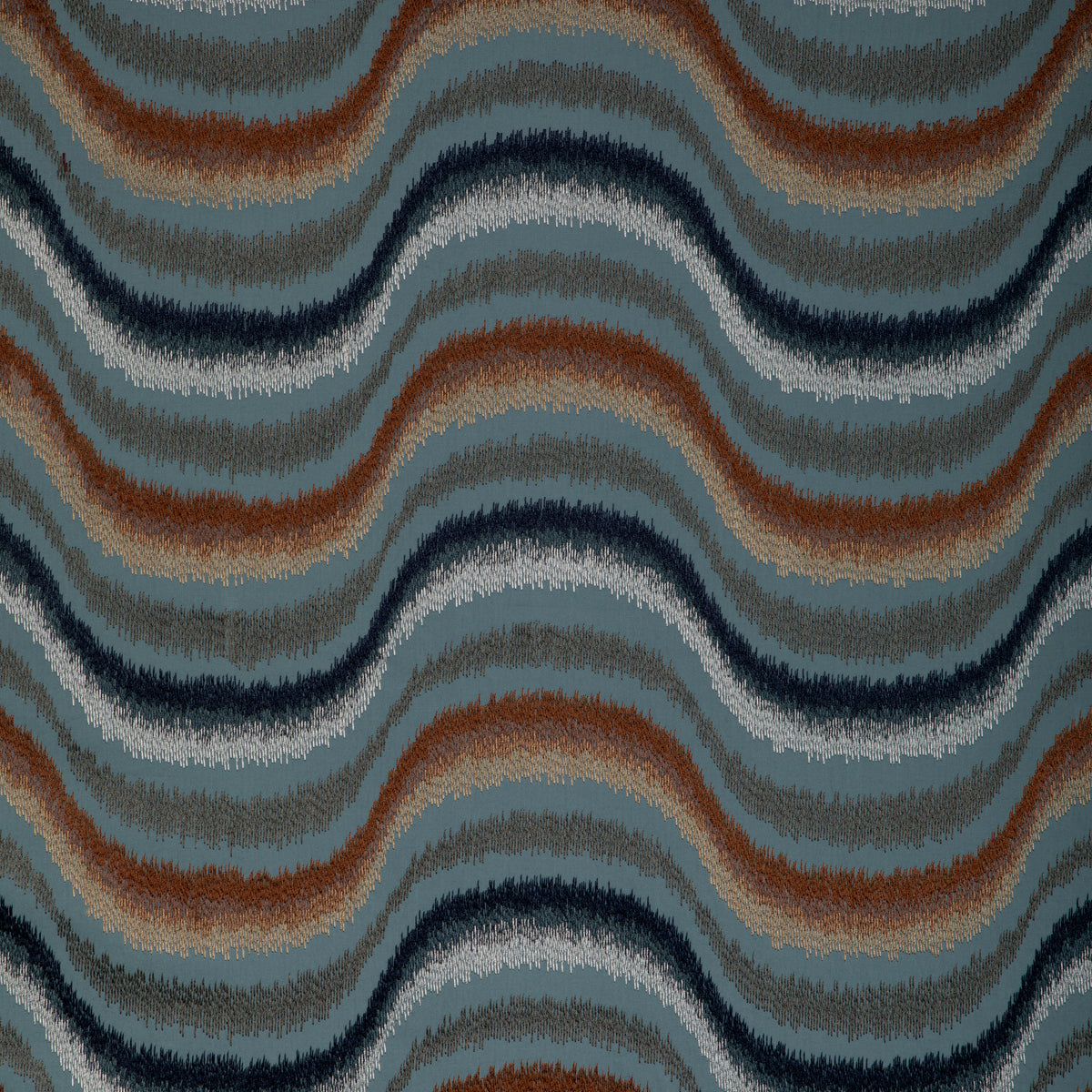 Du Son Emb Fabric by Brunschwig & Fils in Topaz