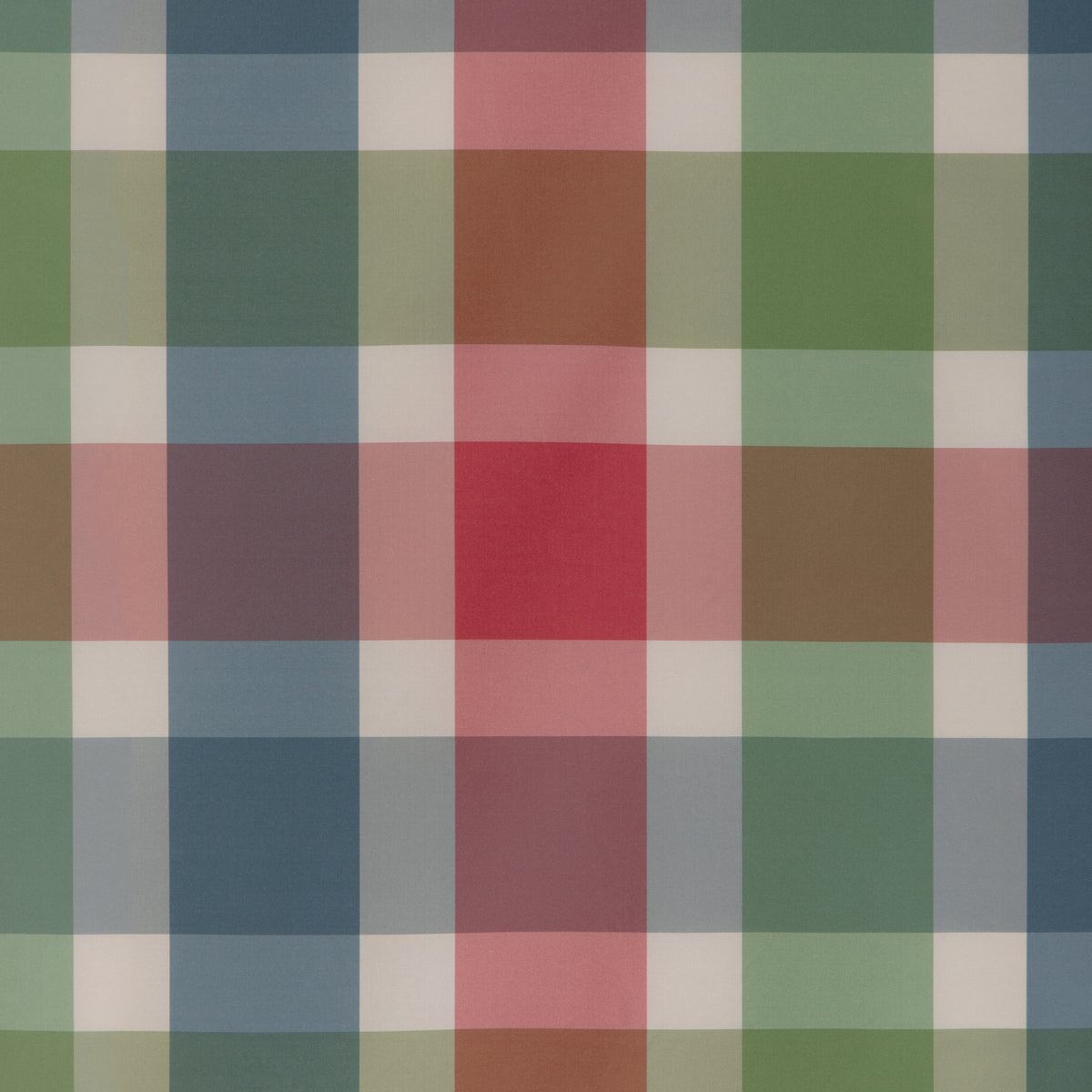 Verdun Plaid Fabric by Brunschwig & Fils in Multi
