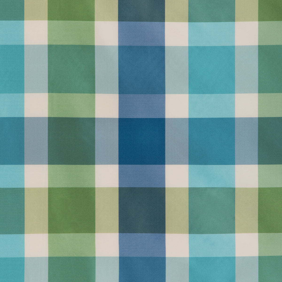 Verdun Plaid Fabric by Brunschwig & Fils in Pool