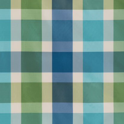 Verdun Plaid Fabric by Brunschwig & Fils in Pool