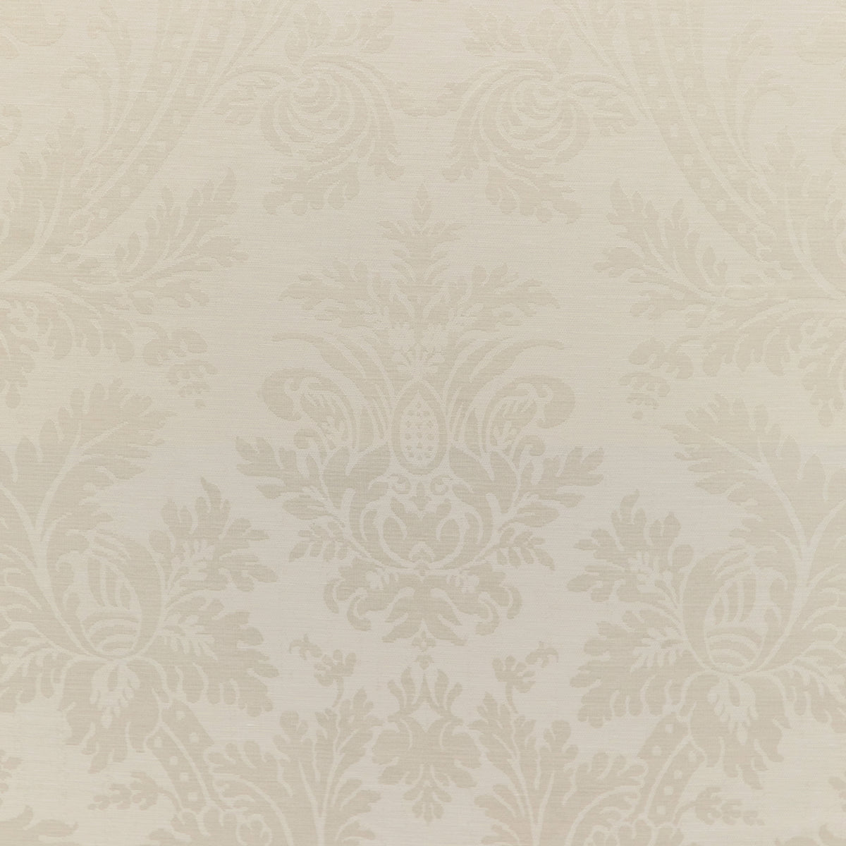 Arnaud Damask Fabric by Brunschwig & Fils in Ivory
