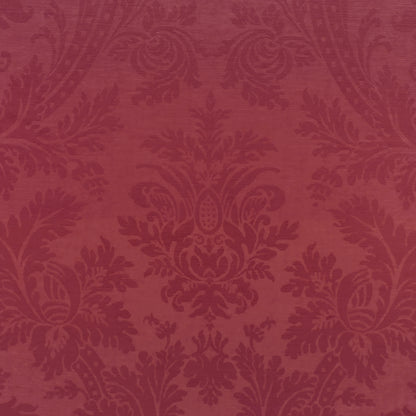 Arnaud Damask Fabric by Brunschwig & Fils in Red