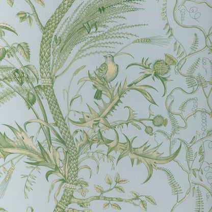 Bird And Thistle Ii Fabric by Brunschwig & Fils in Sky
