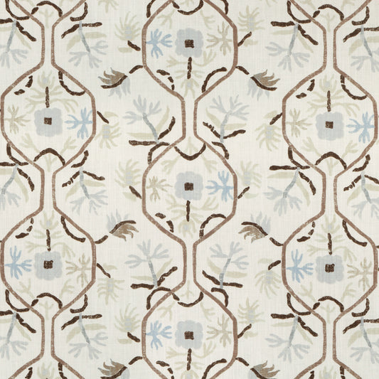 Le Jasmin Print Fabric by Brunschwig & Fils in Pumice