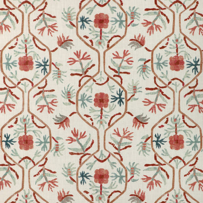 Le Jasmin Print Fabric by Brunschwig & Fils in Spice