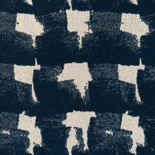 Les Falaises Weave Fabric by Brunschwig & Fils in Indigo