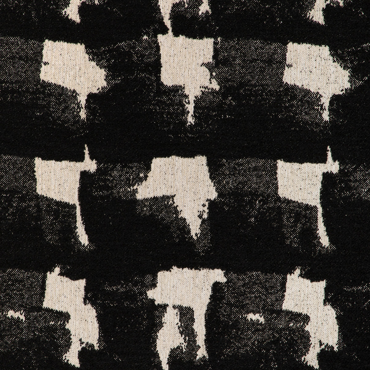 Les Falaises Weave Fabric by Brunschwig & Fils in Noir