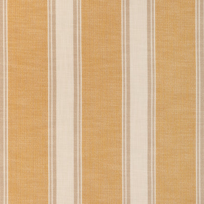 La Riviera Stripe Fabric by Brunschwig & Fils in Ochre