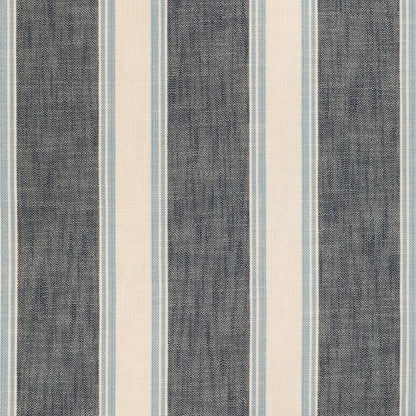 La Riviera Stripe Fabric by Brunschwig & Fils in Blue