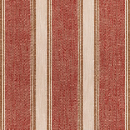 La Riviera Stripe Fabric by Brunschwig & Fils in Spice
