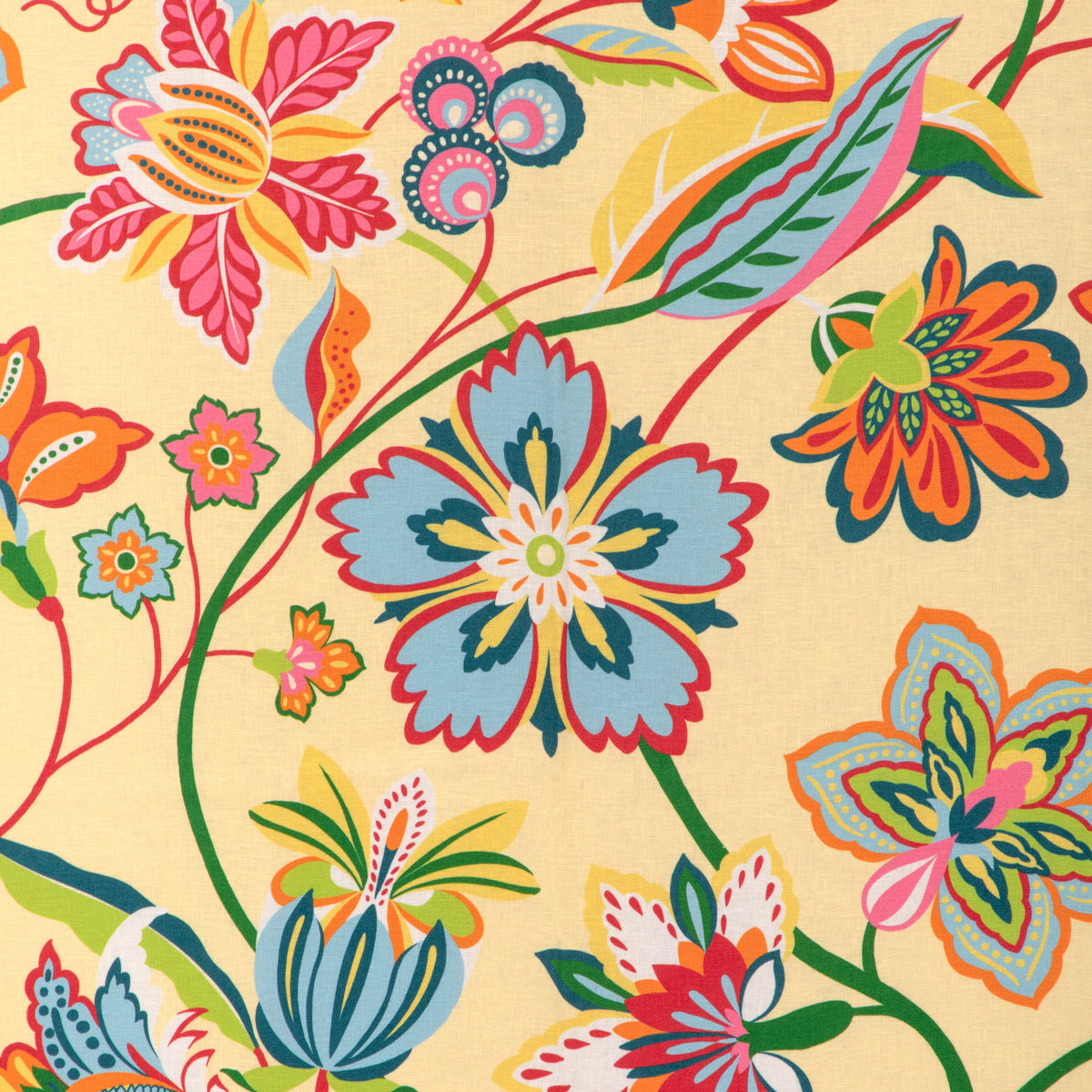 Botanique Print Fabric by Brunschwig & Fils in Spring