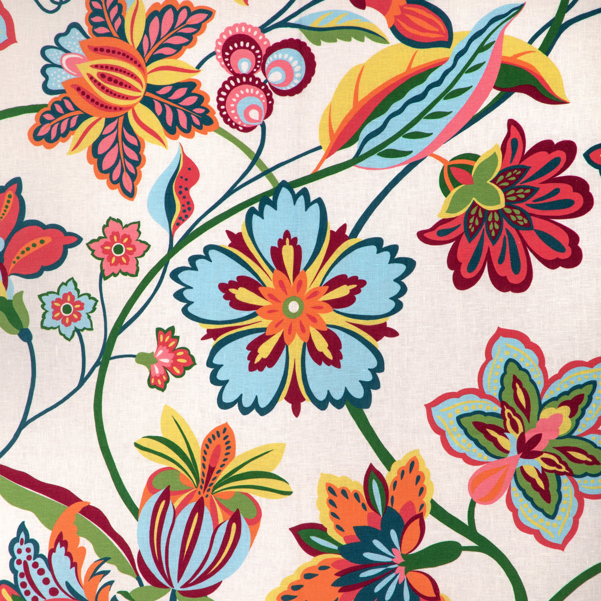 Botanique Print Fabric by Brunschwig & Fils in Berry
