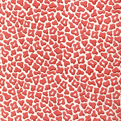 Guepard Print Fabric by Brunschwig & Fils in Rouge