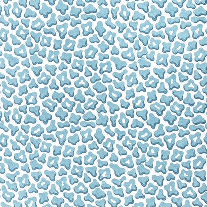 Guepard Print Fabric by Brunschwig & Fils in Aqua