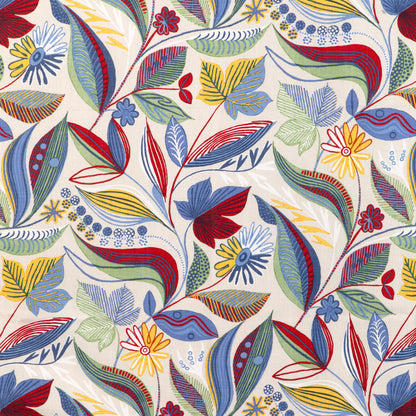 Carlsten Print Fabric by Brunschwig & Fils in Primary