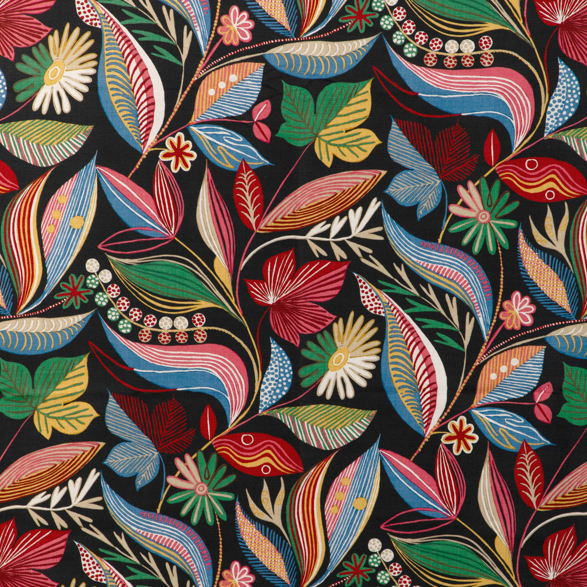 Carlsten Print Fabric by Brunschwig & Fils in Multi