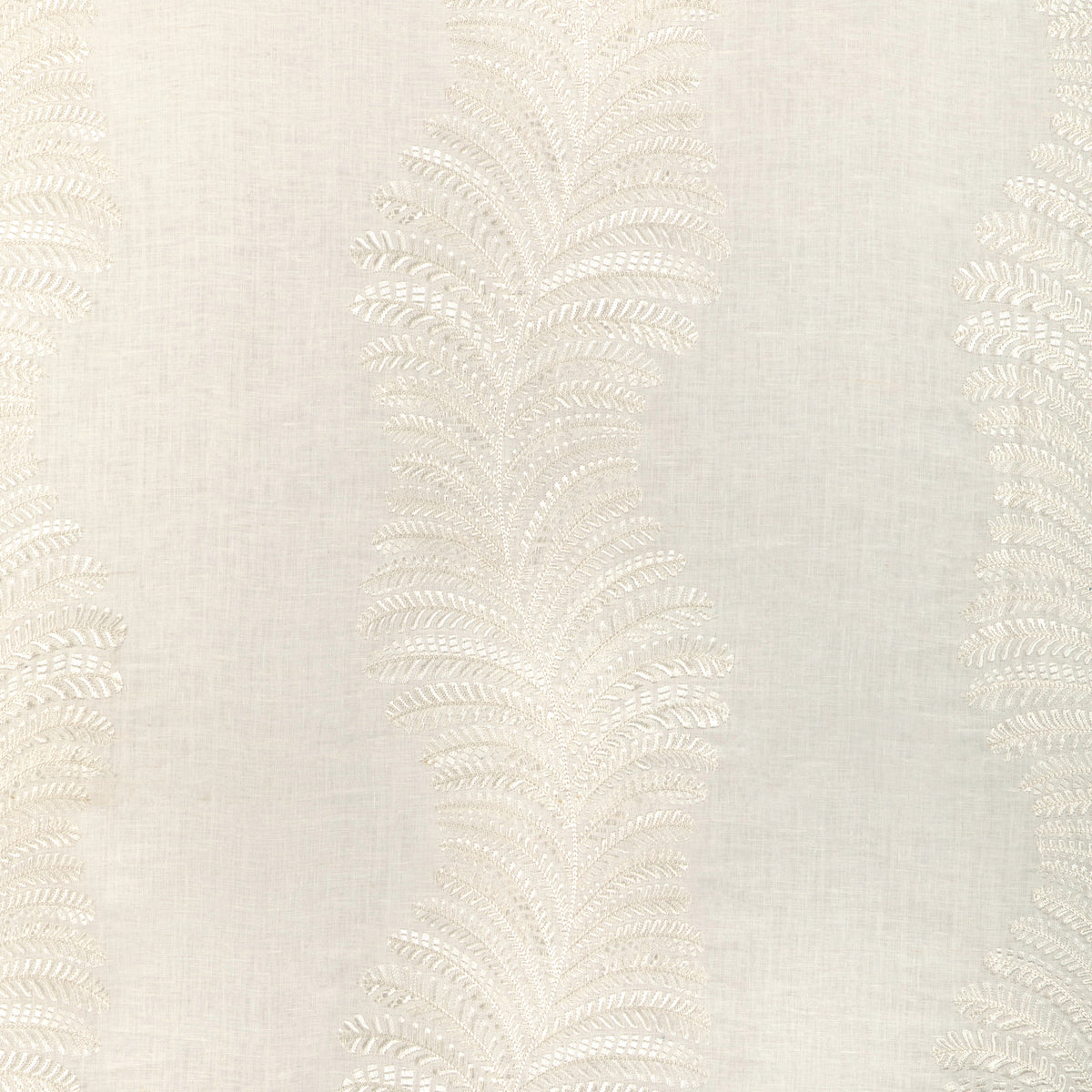 Rowan Emb Fabric by Brunschwig & Fils in Ivory