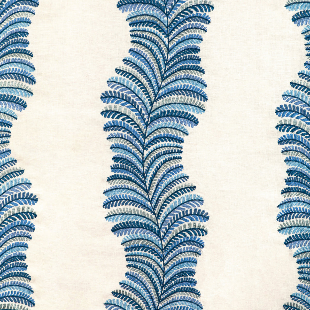Rowan Emb Fabric by Brunschwig & Fils in Blue