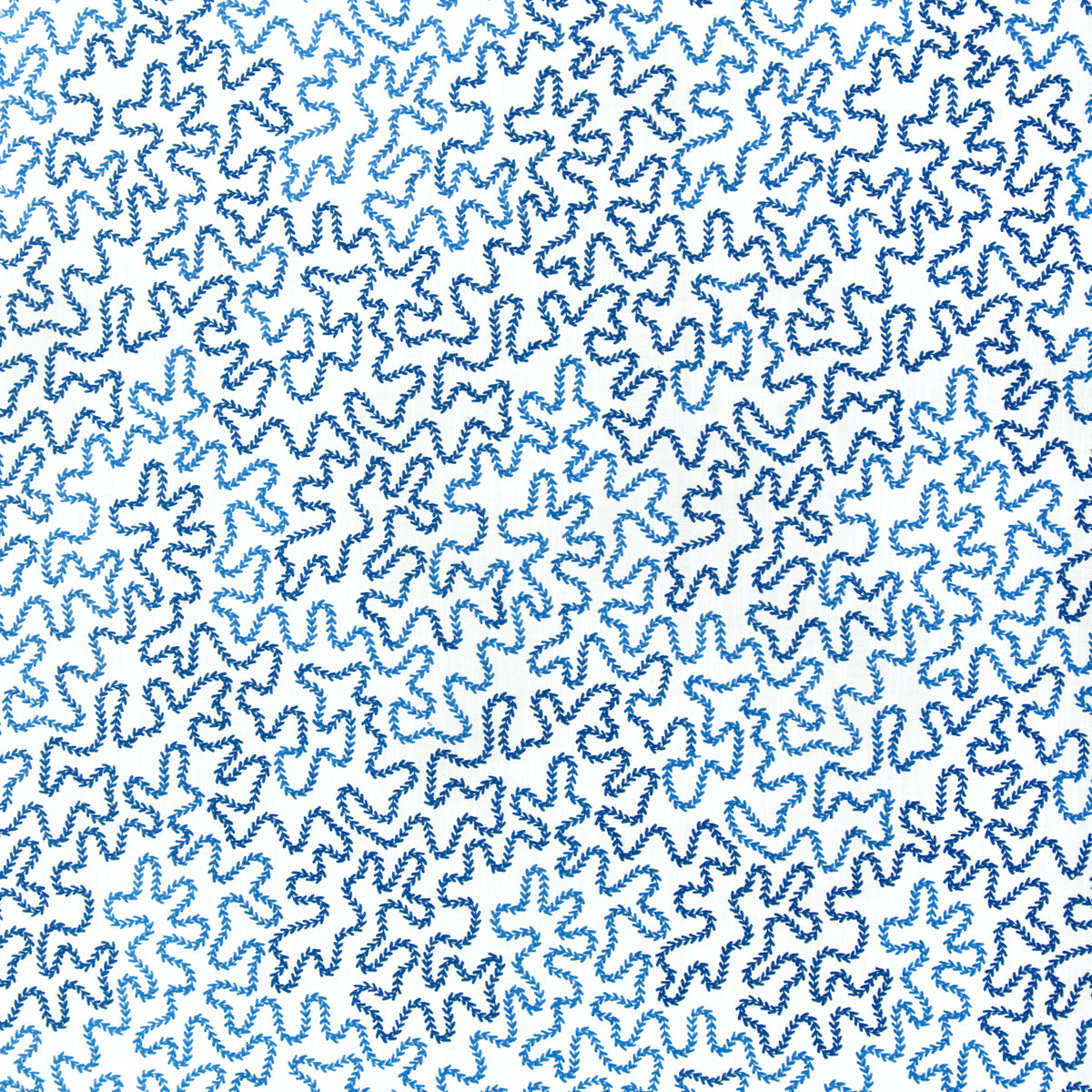 Bramble Emb Fabric by Brunschwig & Fils in Blue