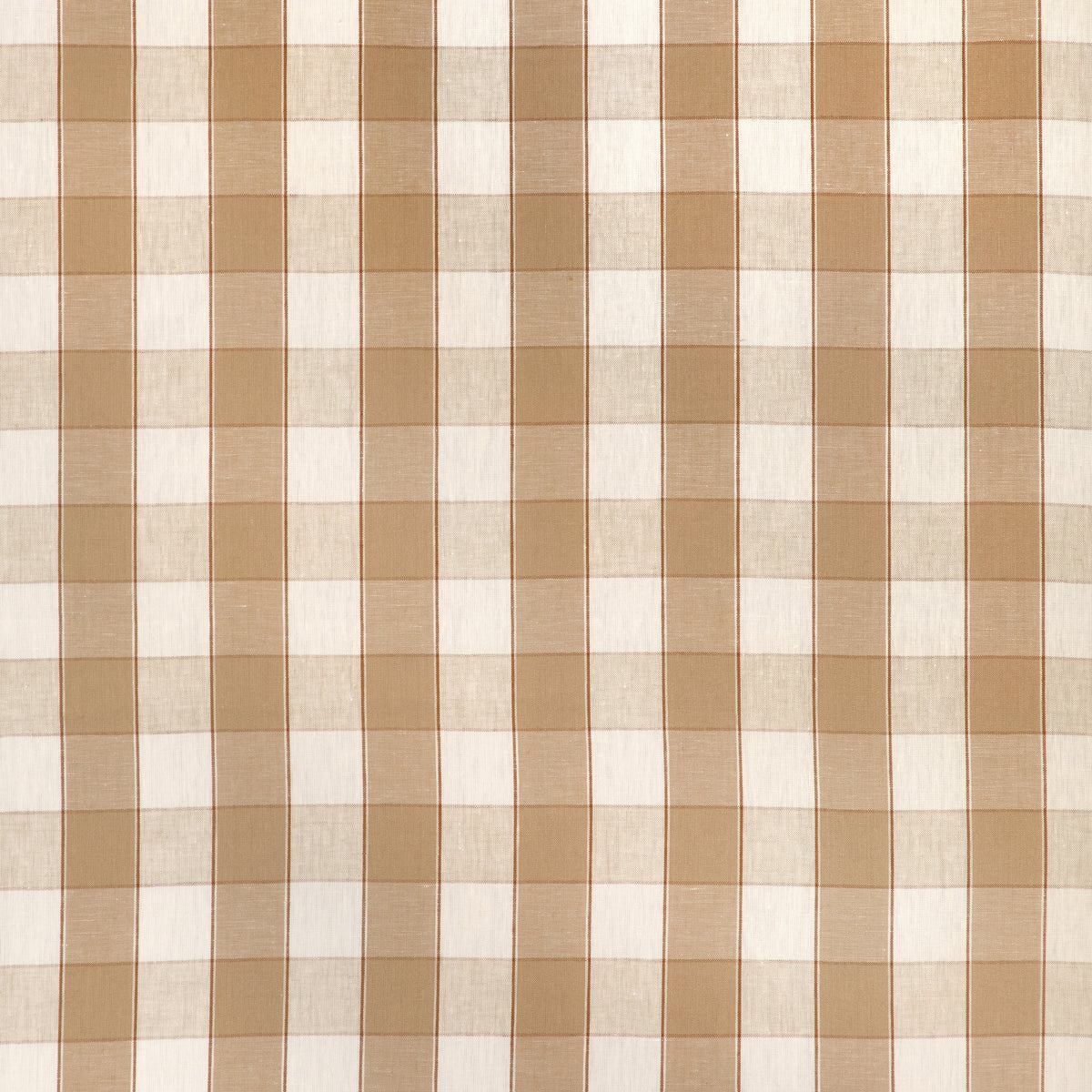 Clemens Check Fabric by Brunschwig & Fils in Beige