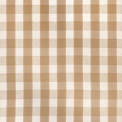 Clemens Check Fabric by Brunschwig & Fils in Beige