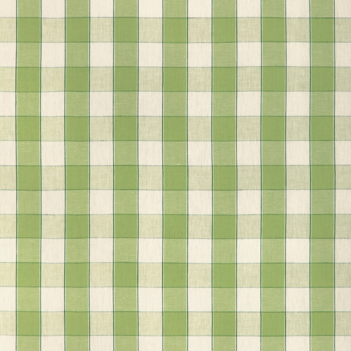 Clemens Check Fabric by Brunschwig & Fils in Green