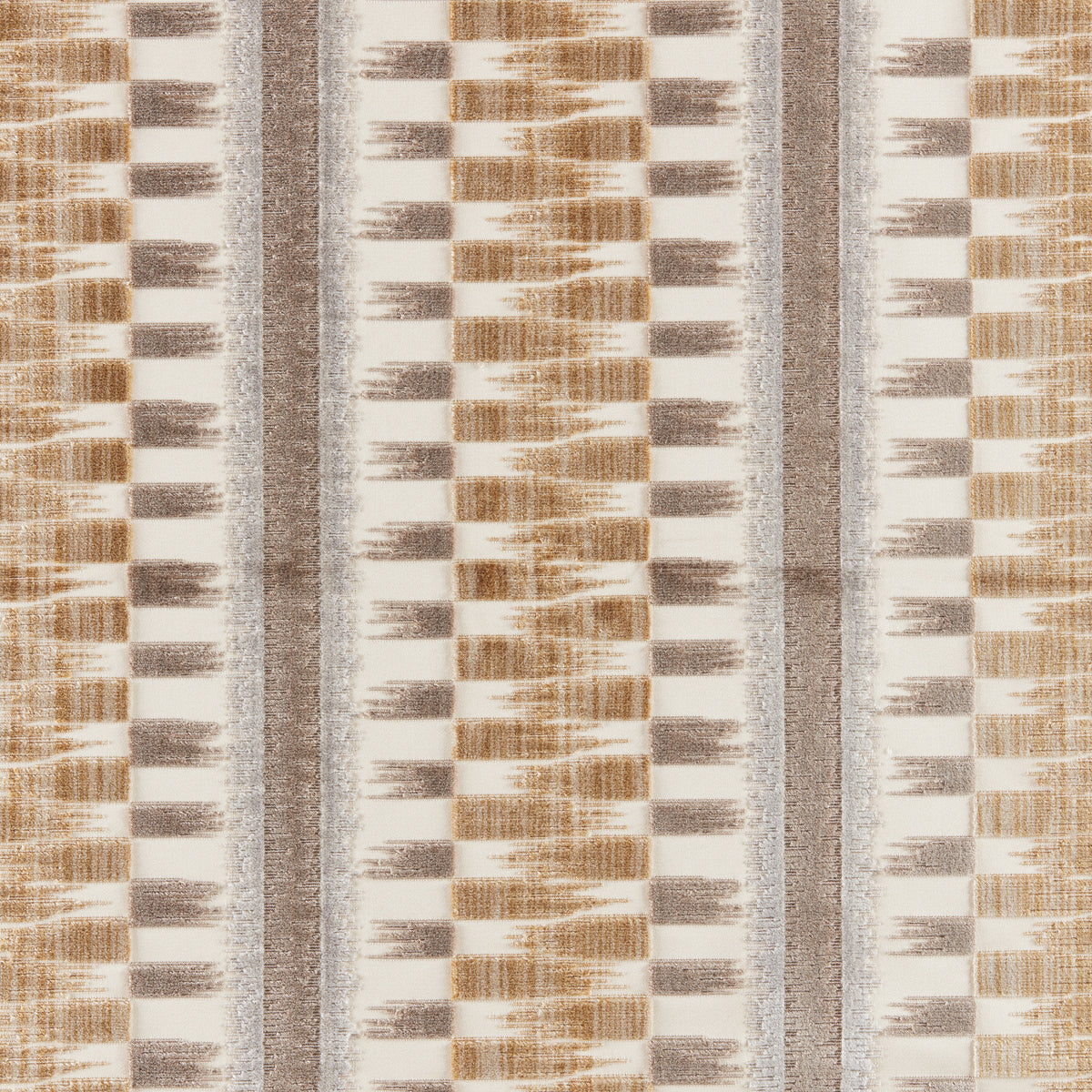 Flamme Velvet Fabric by Brunschwig & Fils in Beige