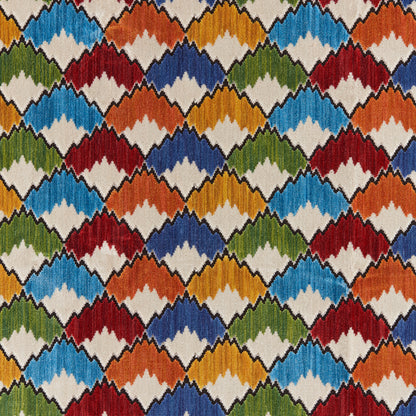 Marais Velvet Fabric by Brunschwig & Fils in Primary