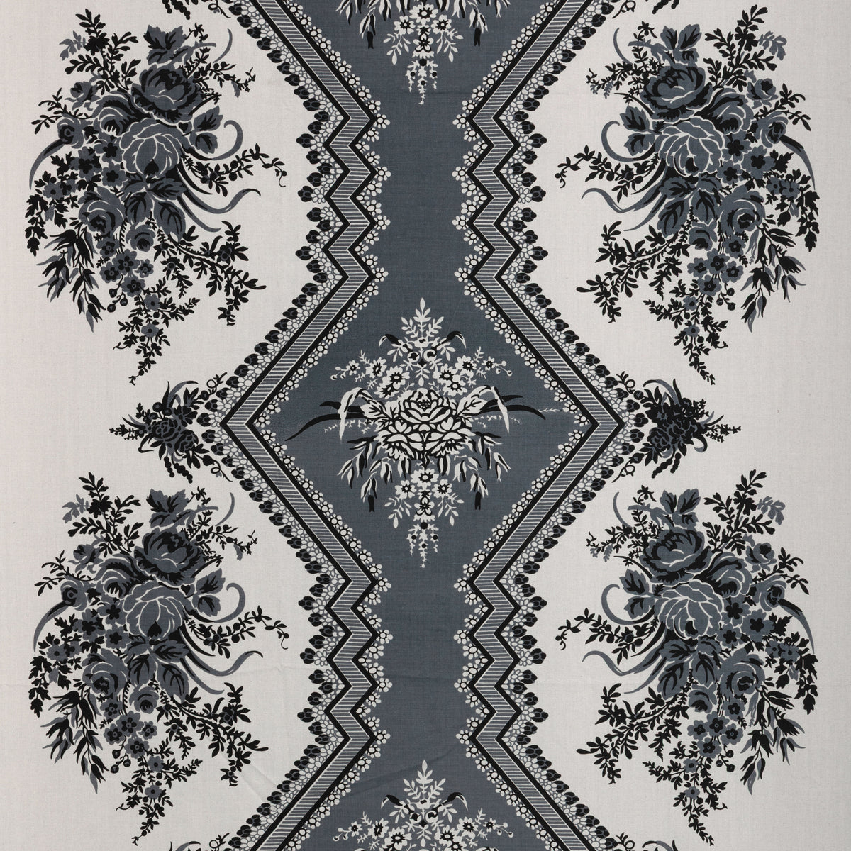 Coppelia Percale Fabric by Brunschwig & Fils in Grey