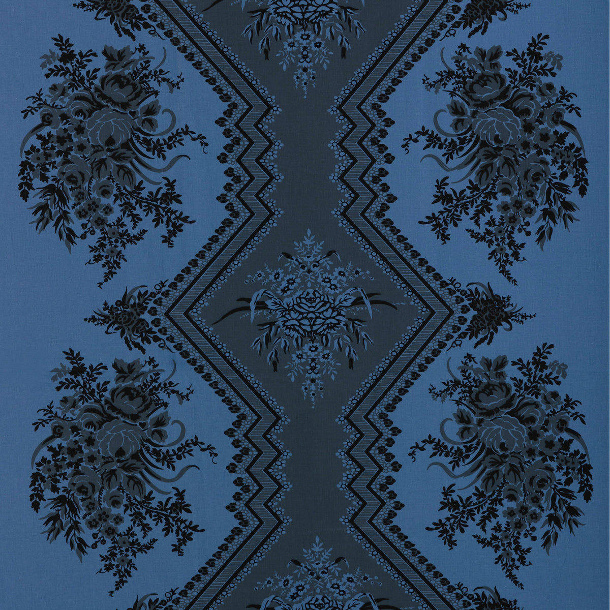 Coppelia Percale Fabric by Brunschwig & Fils in Blue