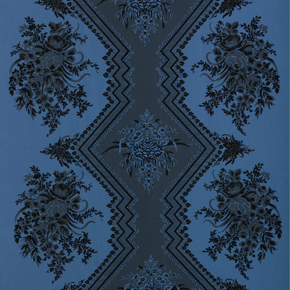 Coppelia Percale Fabric by Brunschwig & Fils in Blue