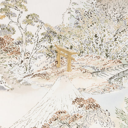 Meiji Print Fabric by Brunschwig & Fils in Natural