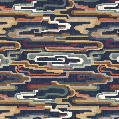 Nuage Tapestry Fabric by Brunschwig & Fils in Navy