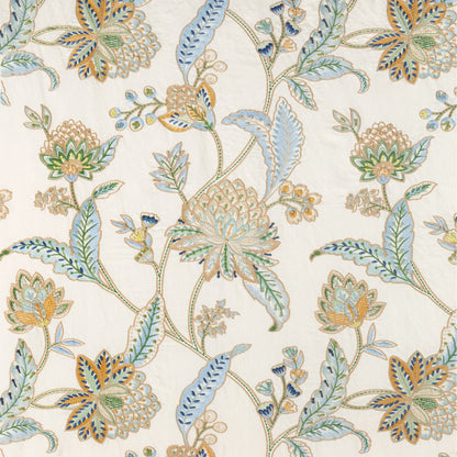 Tropez Emb Fabric by Brunschwig & Fils in Pool