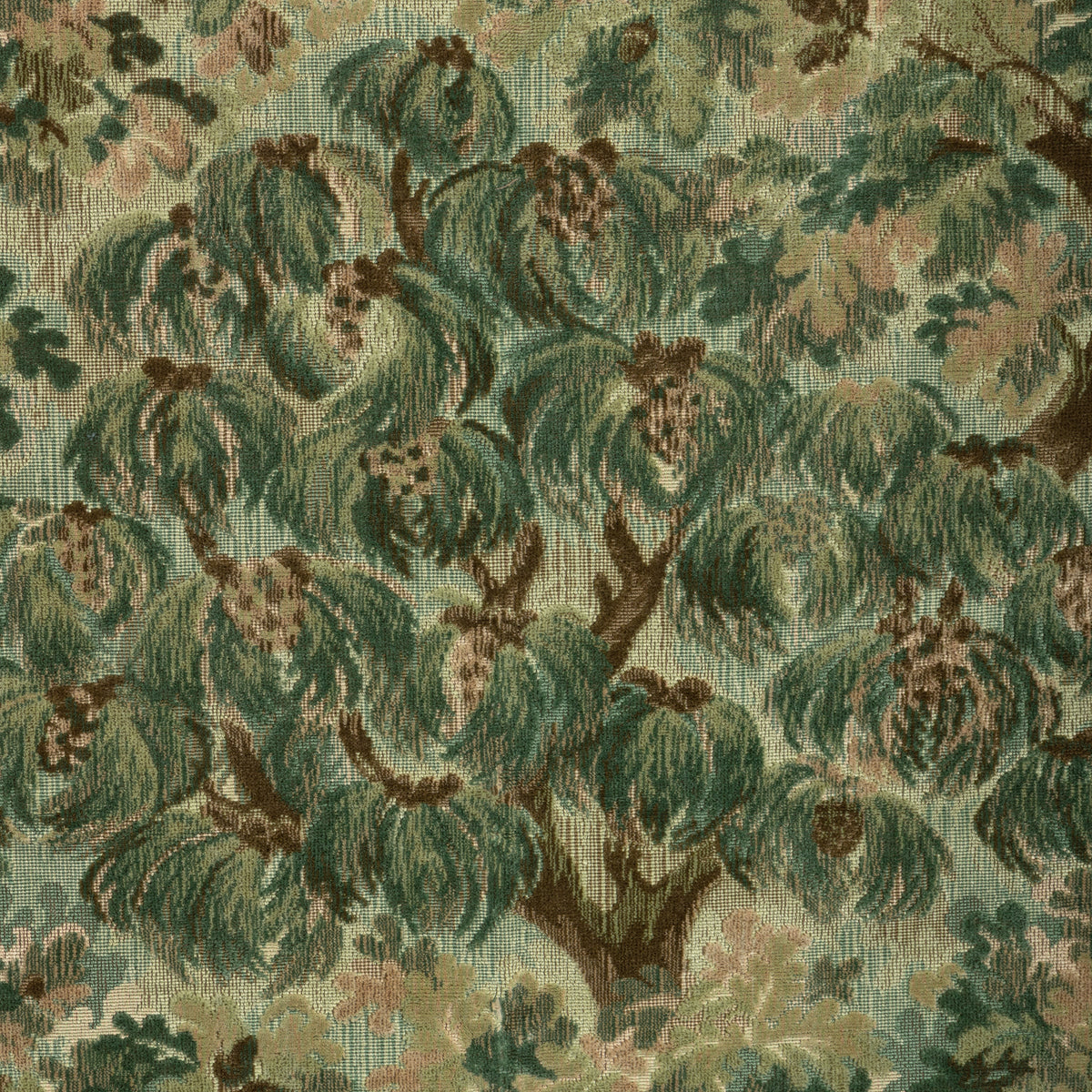 Ming Velvet Fabric by Brunschwig & Fils in Green