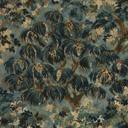 Ming Velvet Fabric by Brunschwig & Fils in Blue