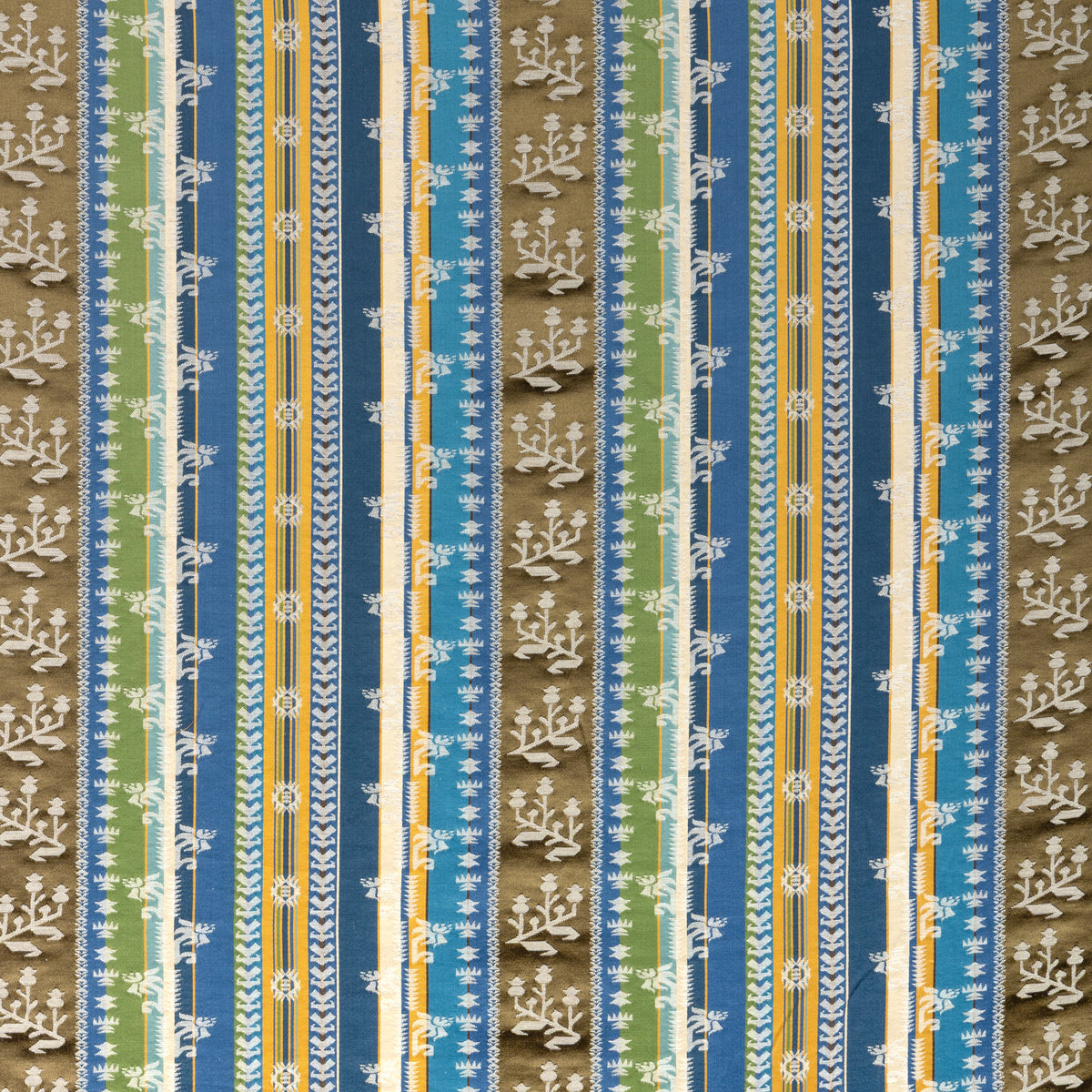 Kithira Weave Fabric by Brunschwig & Fils in Marine