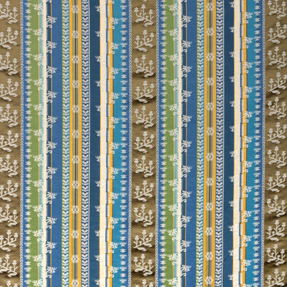 Kithira Weave Fabric by Brunschwig & Fils in Marine
