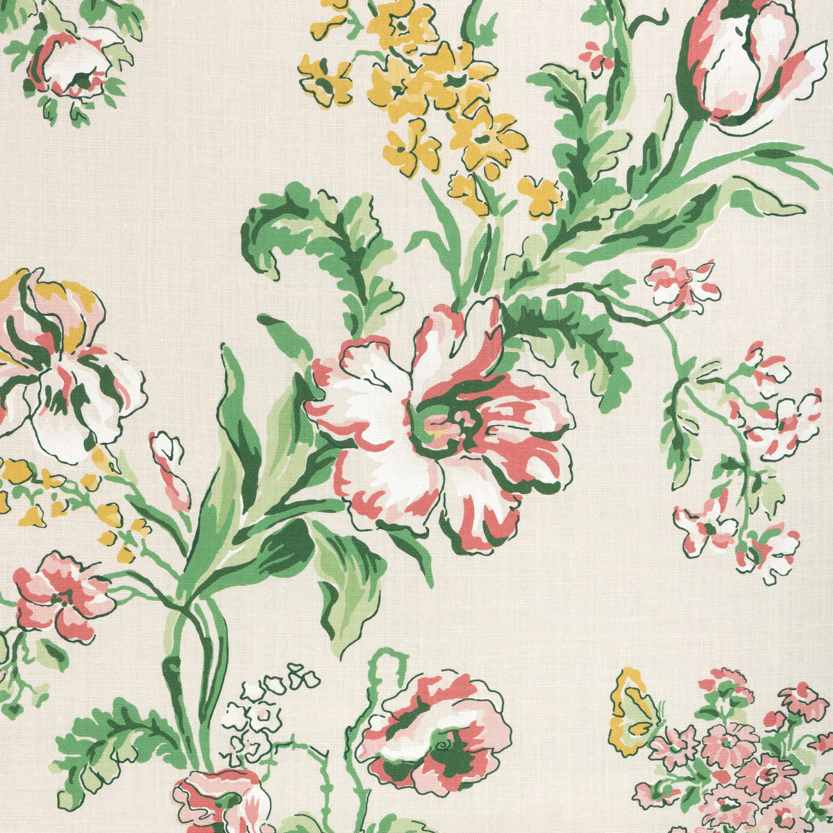 Maintenon Print Fabric by Brunschwig & Fils in Spring