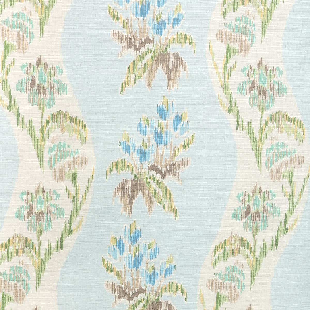 Loring Print Fabric by Brunschwig & Fils in Pool