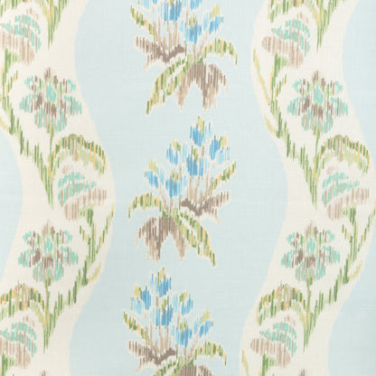 Loring Print Fabric by Brunschwig & Fils in Pool