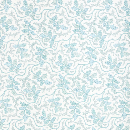 Aureille Print Fabric by Brunschwig & Fils in Aqua