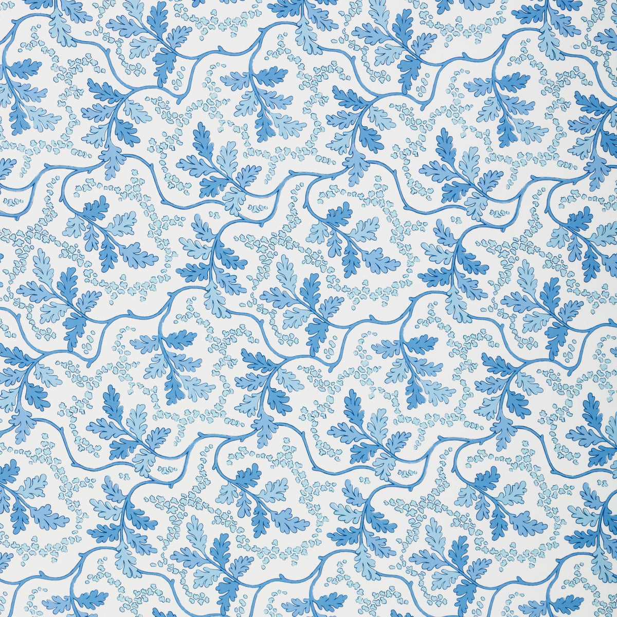 Aureille Print Fabric by Brunschwig & Fils in Blue